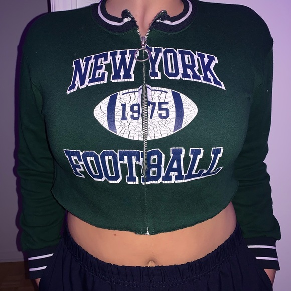 Garage cropped zipped sweatshirt - Picture 1 of 4